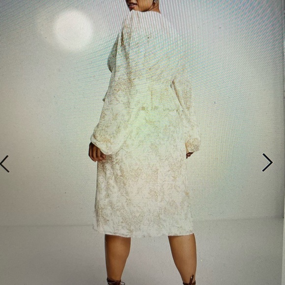 Brand new misguided midi dress with frill detail- size 16 - Picture 8 of 9